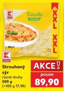 Kaufland Strouhaný sýr nabídka