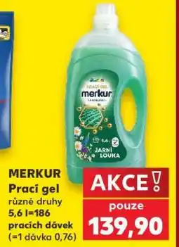 Kaufland MERKUR PRACÍ GEL nabídka