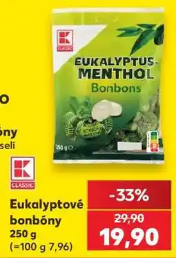 Kaufland Eukalyptové bonbóny nabídka