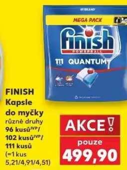 Kaufland Finish kapsle do myčky nabídka