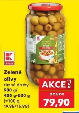 Kaufland Zelené olivy nabídka