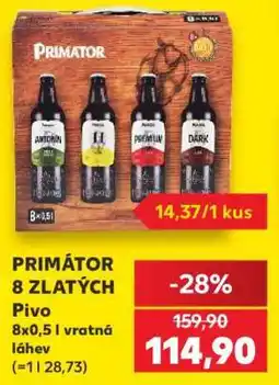 Kaufland PRIMÁTOR 8 ZLATÝCH nabídka