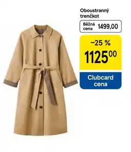 Tesco Oboustranný trenčkot nabídka