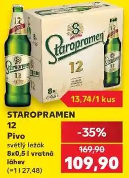 Kaufland Staropramen 12 nabídka