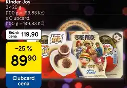 Tesco Kinder Joy nabídka