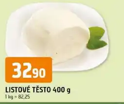 Trefa Listové těsto nabídka