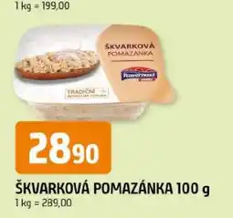 Trefa Velkavotynské škvarková pomazánka nabídka