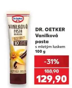 Kaufland DR. OETKER Vanilková pasta nabídka