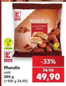 Kaufland MANDLE CELÉ nabídka