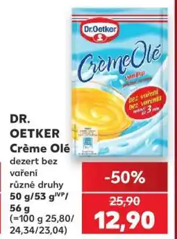 Kaufland Dr.Oetker Créme Olé nabídka
