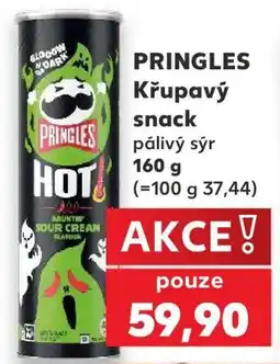 Kaufland PRINGLES Křupavý snack pálivý sýr nabídka