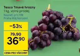 Tesco Tesco Tmavé hrozny nabídka