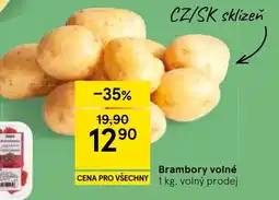Tesco Brambory volné nabídka