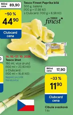 Tesco Tesco Finest Paprika bílá nabídka