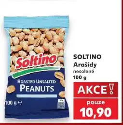 Kaufland SOLTINO Arašídy nesolené nabídka