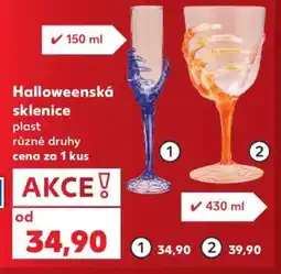 Kaufland Halloweenská sklenice nabídka