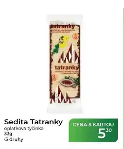 Tamda Foods Sedita Tatranky oplatková tyčinka nabídka