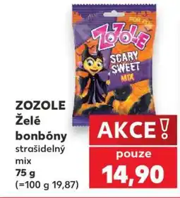 Kaufland ZOZOLE Želé bonbóny strašidelný mix nabídka
