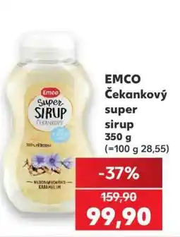 Kaufland EMCO Čekankový super sirup nabídka