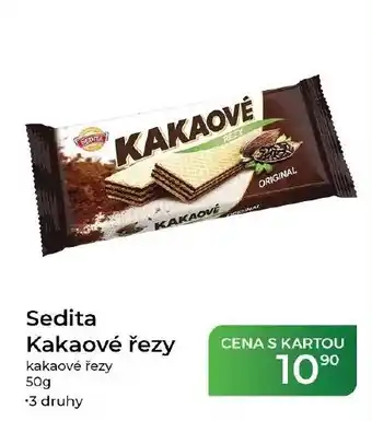 Sedita kakaové řezy
