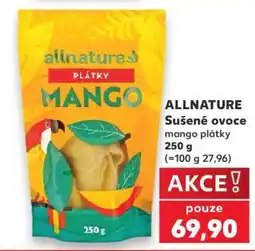 Kaufland ALLNATURE Sušené ovoce mango plátky nabídka
