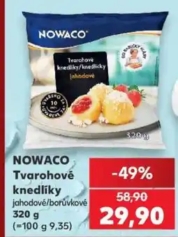 Kaufland NOWACO TVAROHOVÉ KNEDLÍKY nabídka
