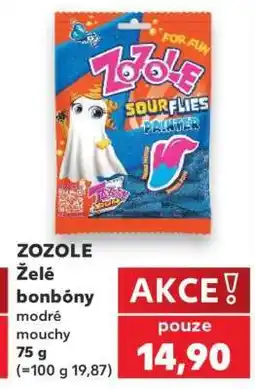 Kaufland ZOZOLE Želé bonbóny modré mouchy nabídka