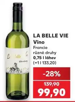 Kaufland LA BELLE VIE Víno nabídka
