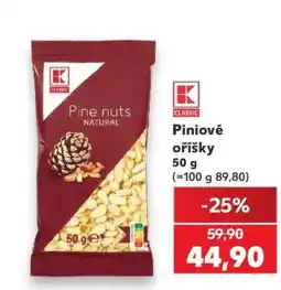 Kaufland Piniové oříšky nabídka