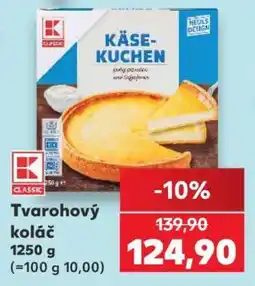 Kaufland Tvarohový koláč nabídka