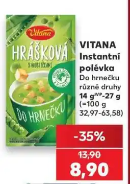 Kaufland Vitana Instantní polévka nabídka