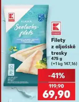 Kaufland Filety z aljašské tresky nabídka