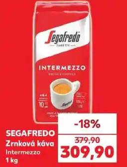 Kaufland SEGAFREDO Zrnková káva Intermezzo 1 kg nabídka