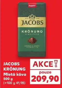 Kaufland JACOBS KRÖNUNG Mletá káva nabídka