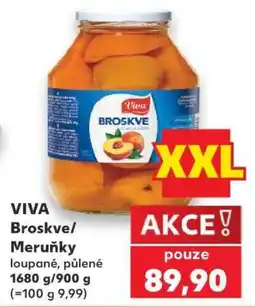 Kaufland VIVA Broskve/Meruňky nabídka