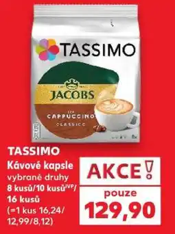 Kaufland Tassimo kávové kapsle nabídka