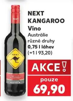 Kaufland NEXT KANGAROO Víno nabídka