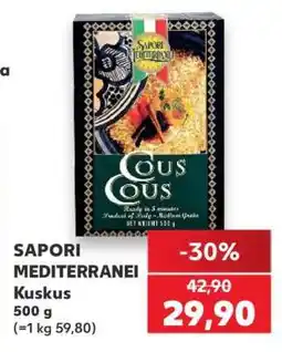 Kaufland SAPORI MEDITERRANEI Kuskus nabídka