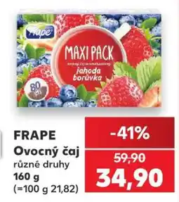 Kaufland FRAPE Ovocný čaj nabídka