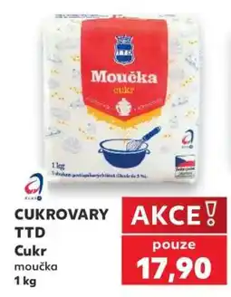 Kaufland CUKROVARY TTD Cukr moučka 1 kg nabídka