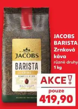 Kaufland Jacobs Barista Zrnková káva nabídka