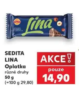 Kaufland Sedita Lina oplatka nabídka