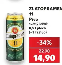 Kaufland Zlatopramen 11 nabídka