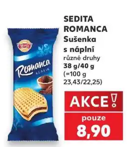 Kaufland SEDITA ROMANCA Sušenka s náplní nabídka