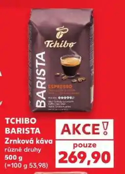 Kaufland Tchibo Barista zrnková káva nabídka