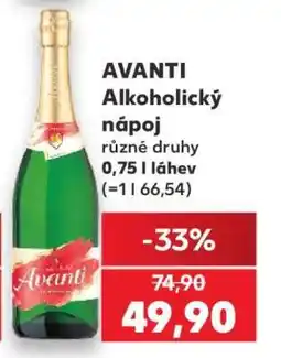 Kaufland AVANTI Alkoholický nápoj nabídka