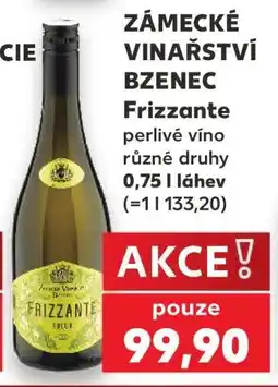 Kaufland Zamecké vinařství Bzenec Frizzante nabídka