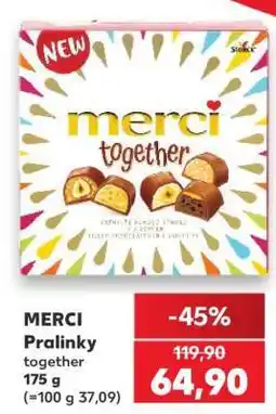 Kaufland MERCI Pralinky Together nabídka