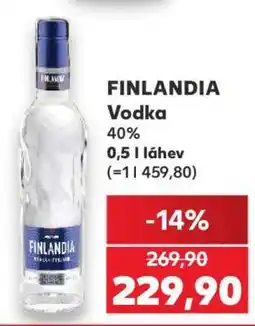 Kaufland Finlandia Vodka nabídka
