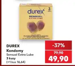 Kaufland DUREX Kondomy Sensual Extra Lube nabídka